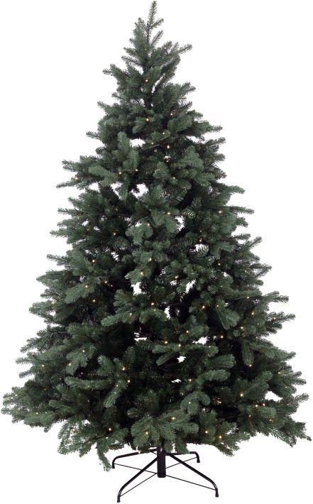 Pre-Lighted Holiday Christmas Tree 370 LED Lights - 7 Feet