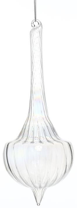 Teardrop Crystal Ornament - 8 Inches