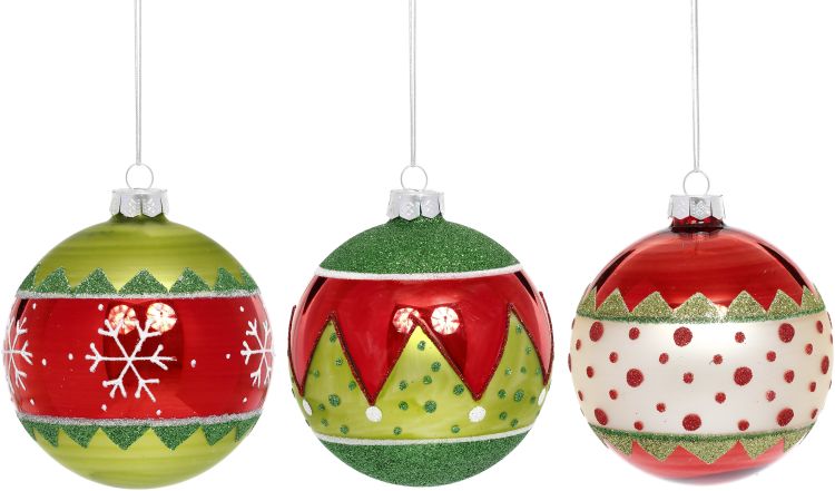 Joy to the World Ornament, Assortment of 3 - 4 Inches