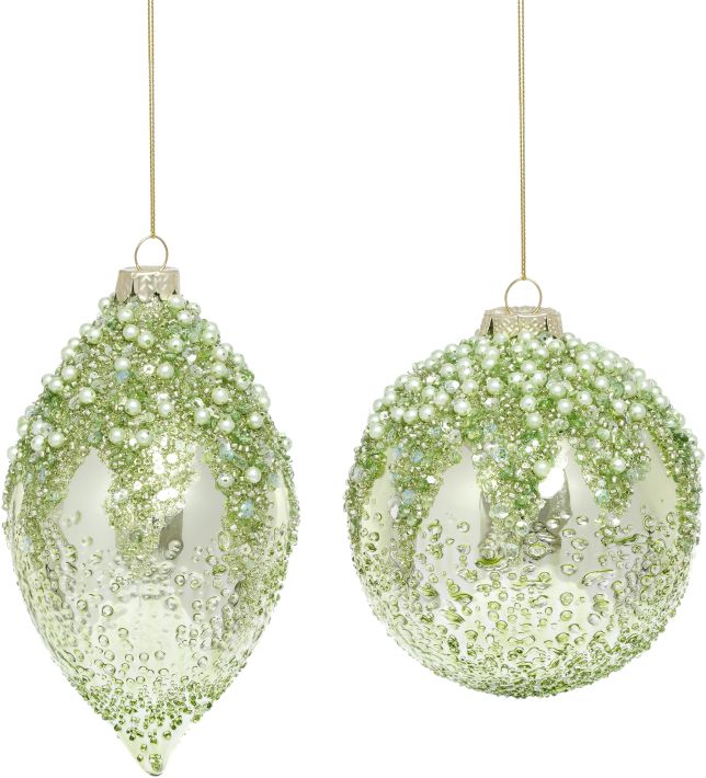 Winter Ornament, Assortment of 2 - 4-5 Inches