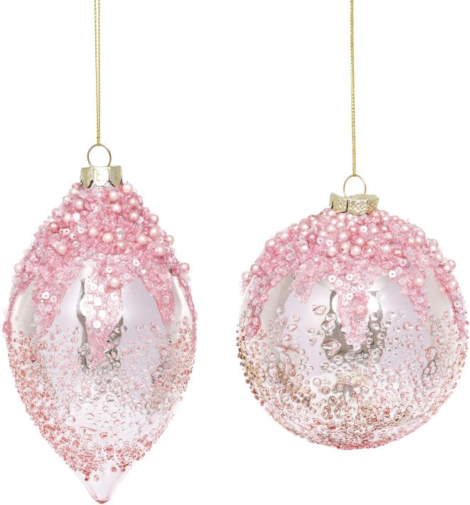 Winter Ornament, Assortment of 2 - 4-5 Inches