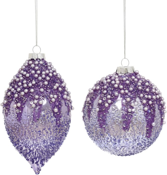 Winter Ornament, Assortment of 2 - 4-5 Inches
