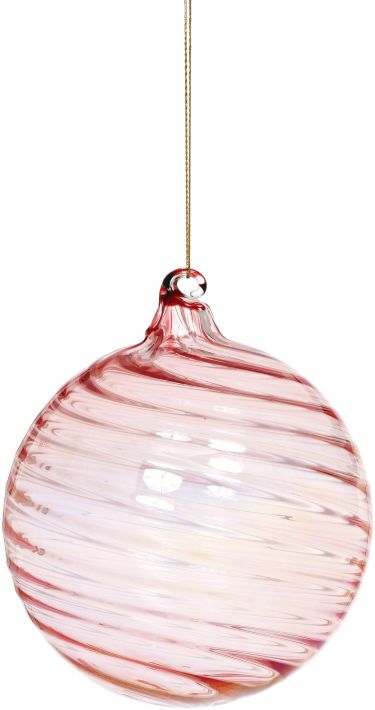 Christmas Peach Ball Ornament - 5 Inches