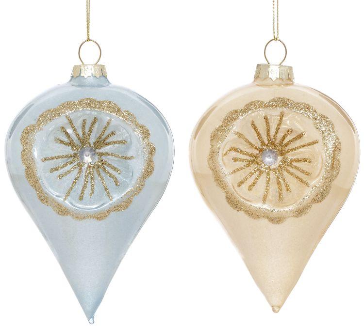 Starburst Reflectorlect Ornament, Box of 6- 5 Inches