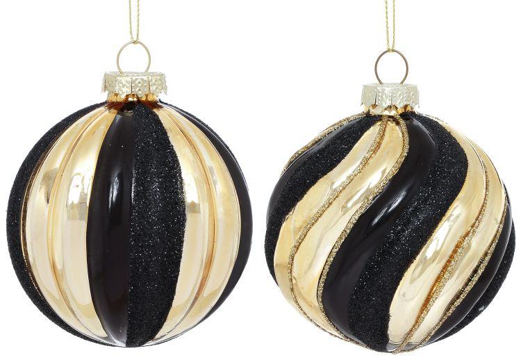 Stylish Spiral Ornament, Box of 6- 3 Inches