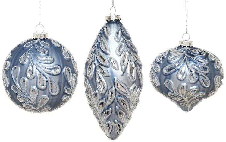 Scrolled Leaf Ornament, Box of 6- 4-5 Inches